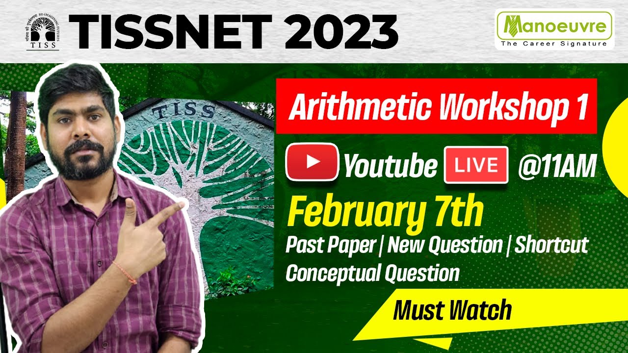 TISSNET 2023 - Arithmetic Workshop 1 | Past Questions | New Questions | Shortcut | Conceptual Ques.