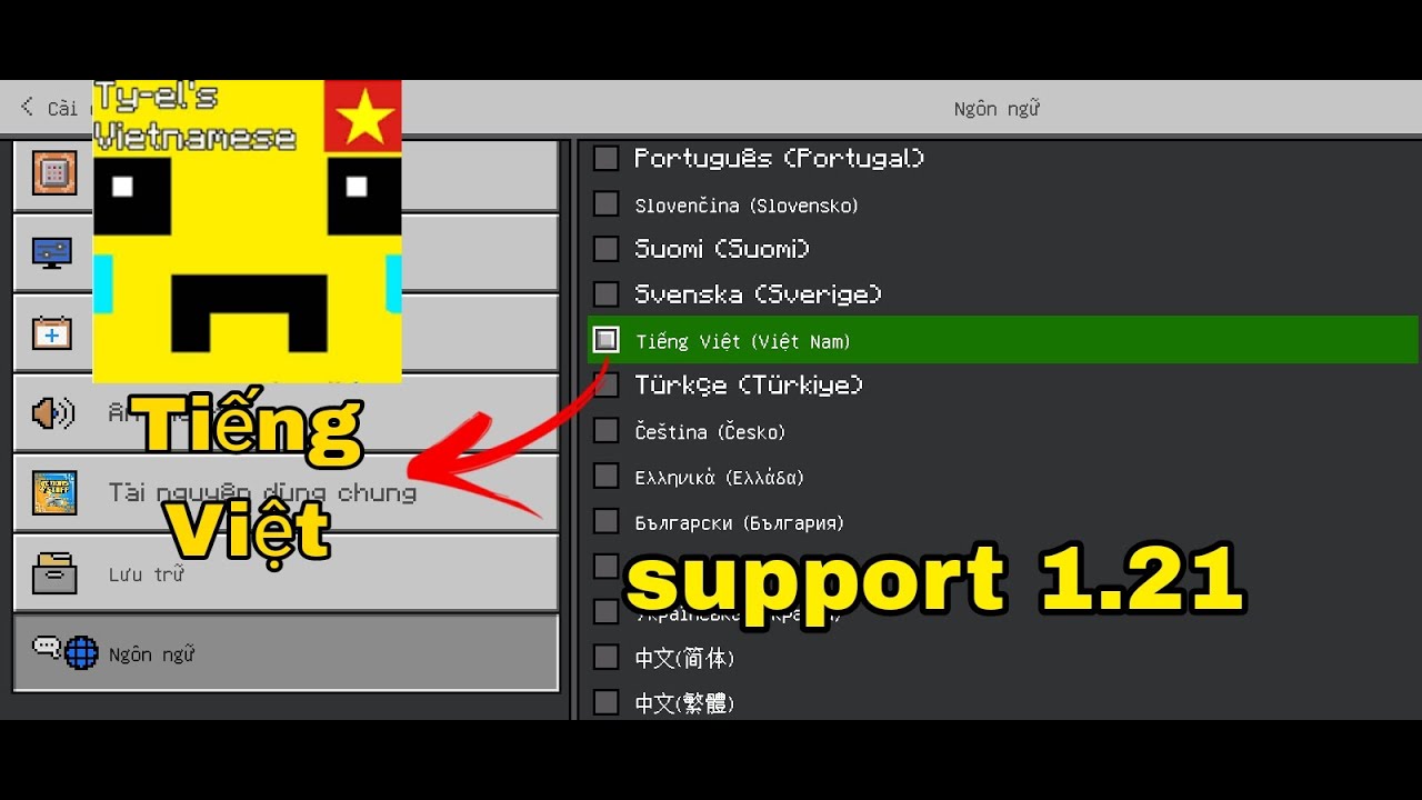 📥Cách cài Tiếng Việt  cho Minecraft PE 1.21|Thành Công 100% |Noobdragon VN