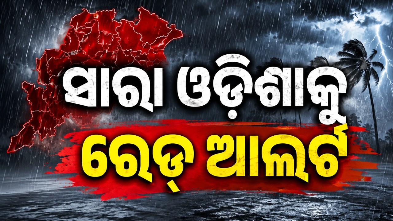 IMD Issues Red Alert for Odisha as Low-Pressure Area Over Bay of Bengal Intensifies | Kalinga TV