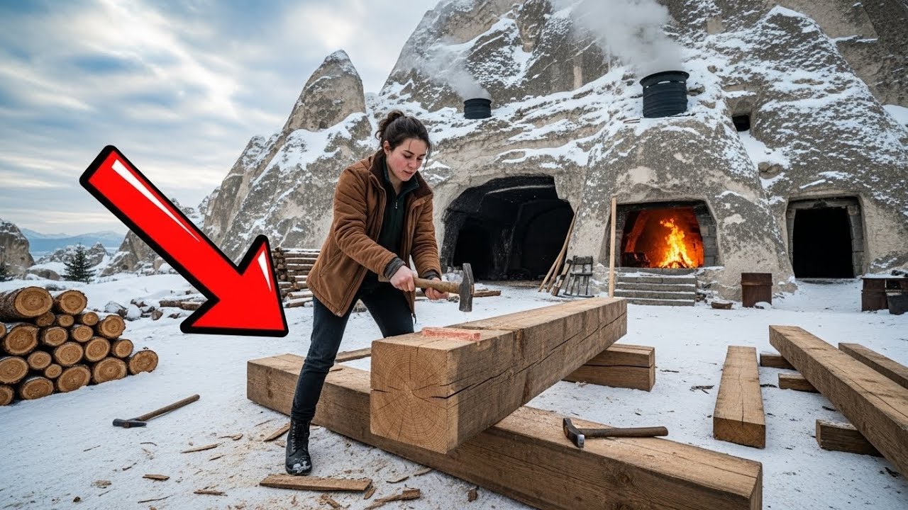 They Mocked Her for Digging a House Into the Mountain — Until Winter Trapped Them All