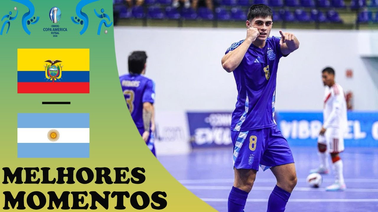 ARGENTINA vs ECUADOR | MELHORES MOMENTOS | Copa América Futsal 2026