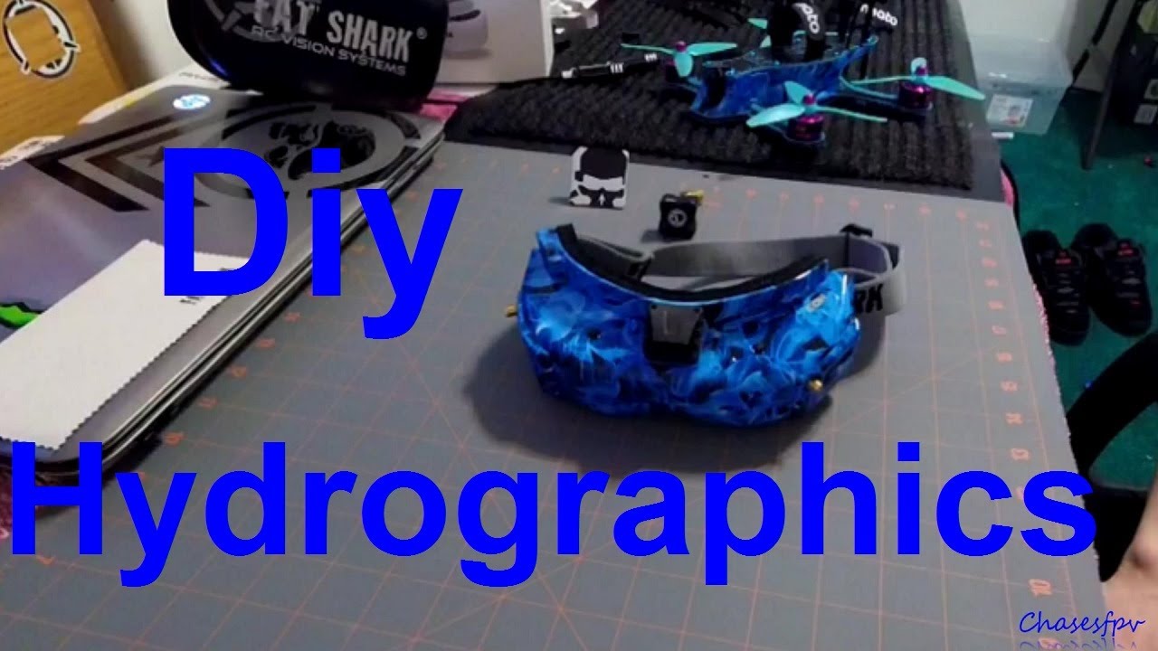 Diy hydrographics fatshark hd3's + laforge install