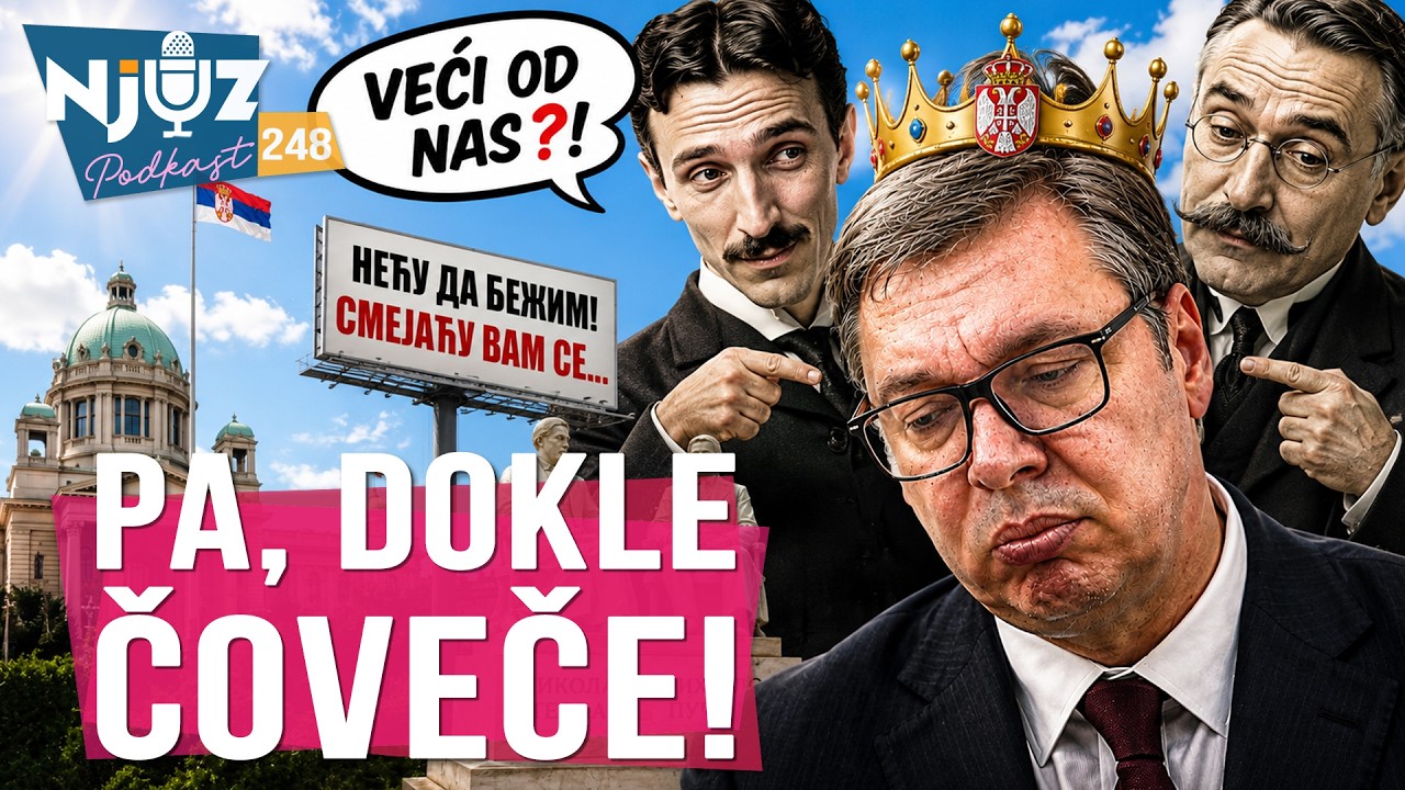 Finale sezone: SNS &scaron;atre, poezija Ane Grozdanović i mrtva svinja u Borči | Njuz Podkast 248