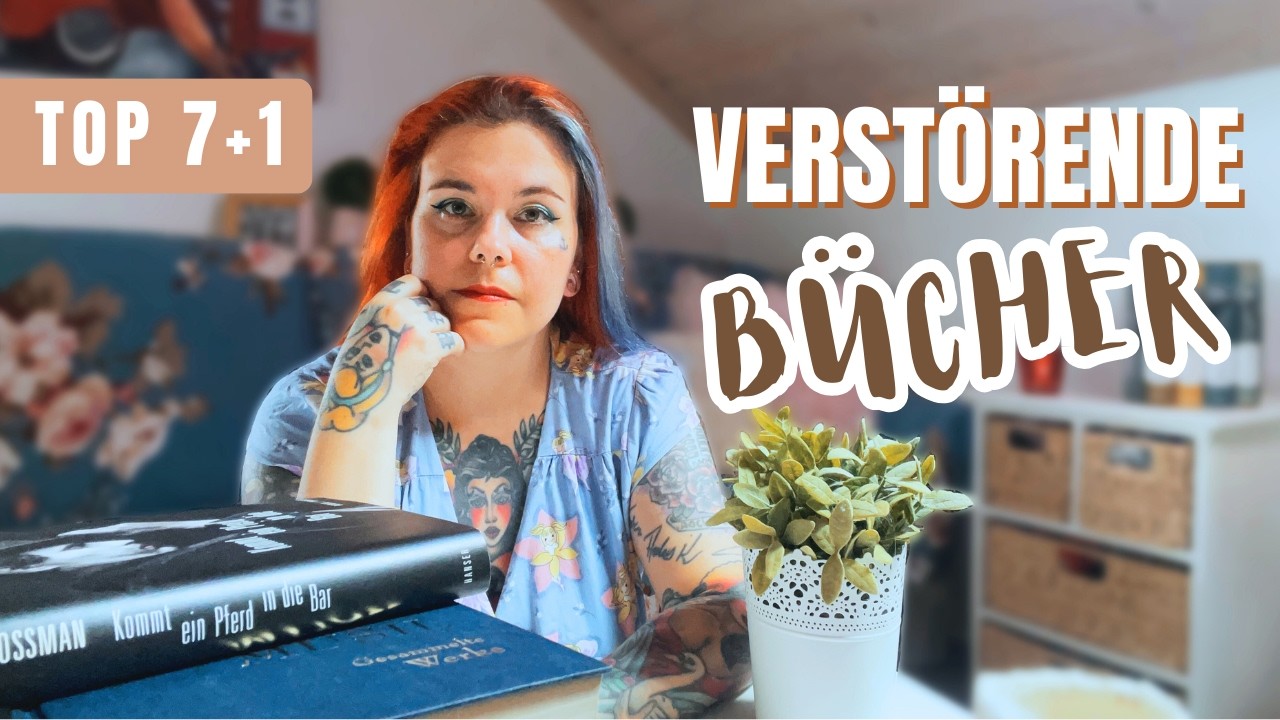Top 7 der verstörendsten Bücher, die ich bisher gelesen habe 🤯I Welches ist der Schocker Nr. 1?