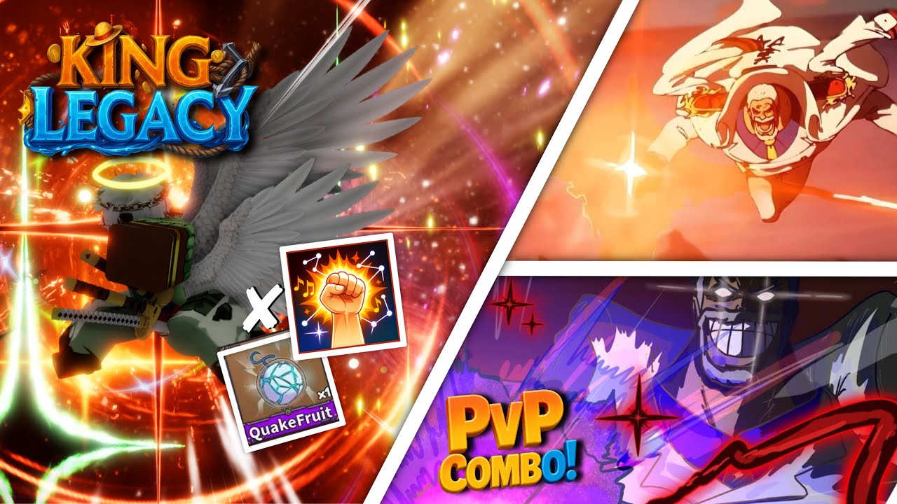 JUSTICE FIST + QUAKE + ATK V2 = META-BREAKING COMBO in King Legacy Update 8!