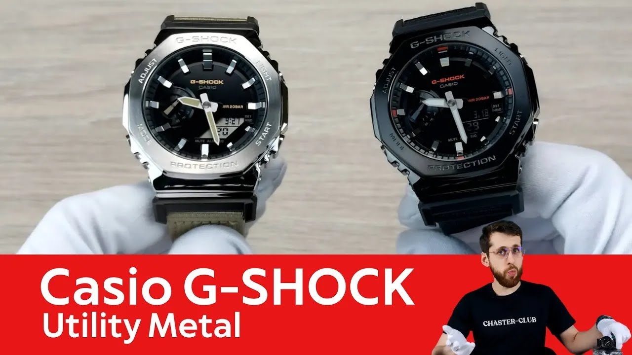 Casio G-SHOCK Utility Metal / GM-2100C-5A and GM-2100CB-1A / Watch Review / Unboxing