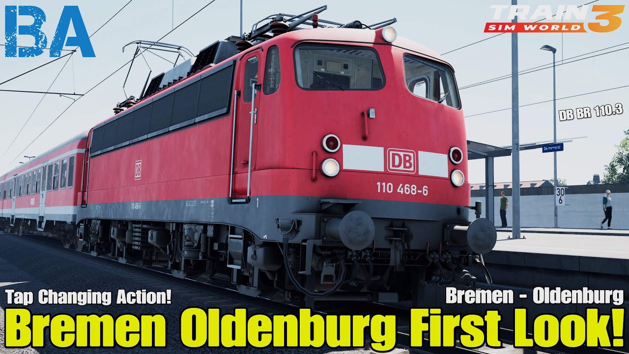 Bremen Oldenburg FIRST LOOK - New German Route - Train Sim World 3