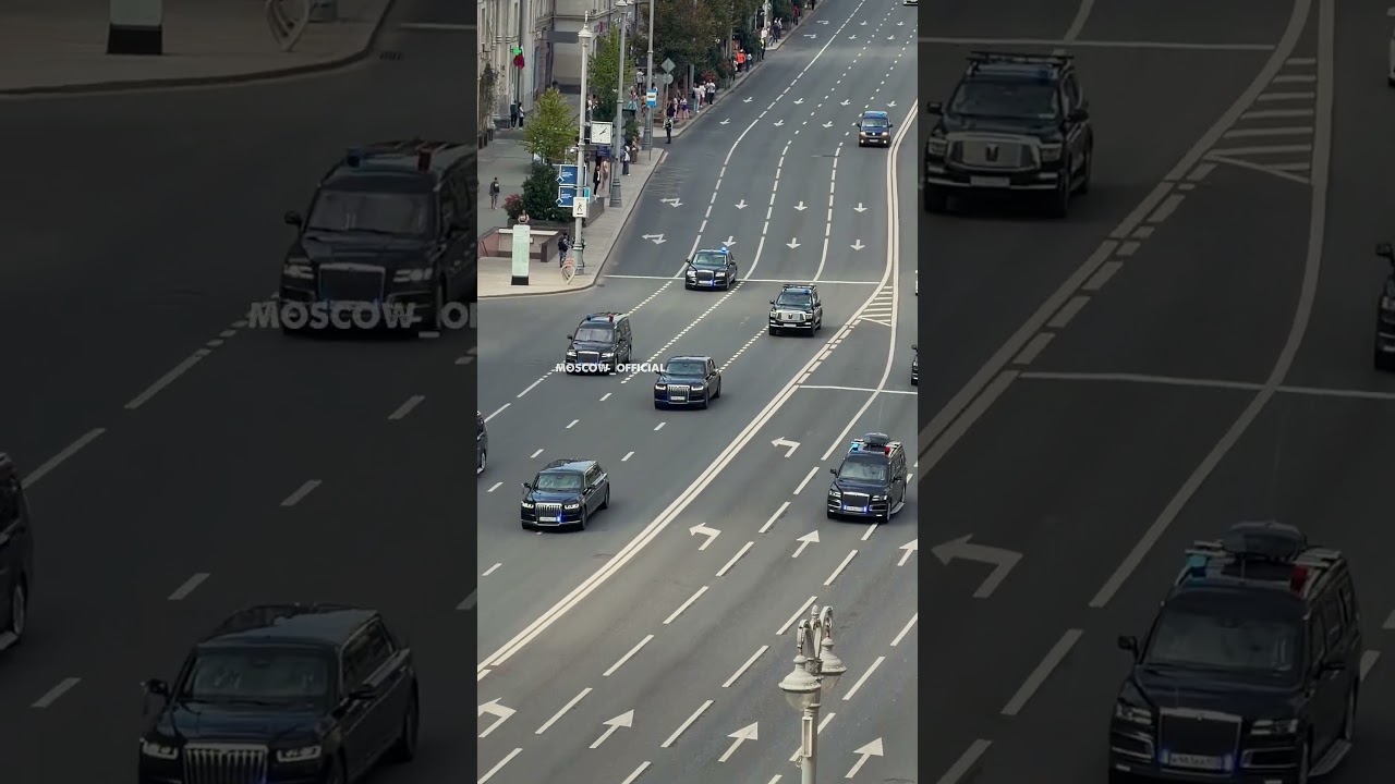 🇷🇺 President Putin&rsquo;s motorcade // Кортеж Владимира Путина