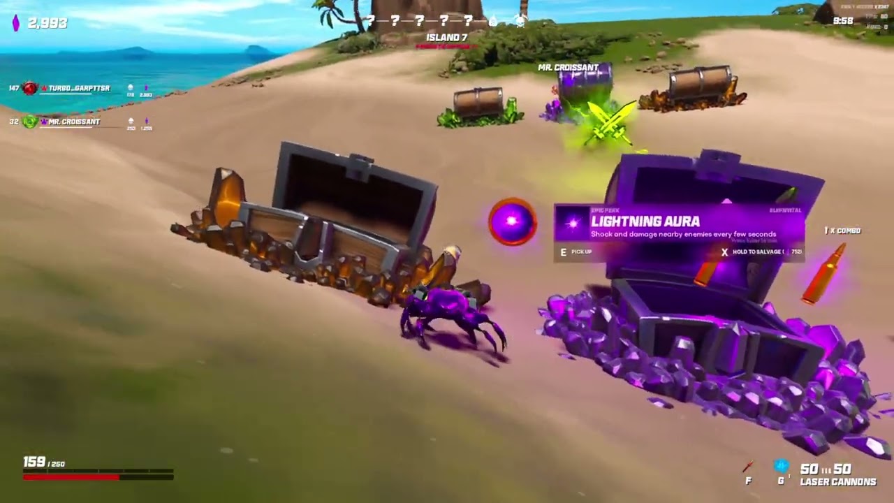 Trying out laser machine guns! [ Crab Champions EP 54 pt 3 ]