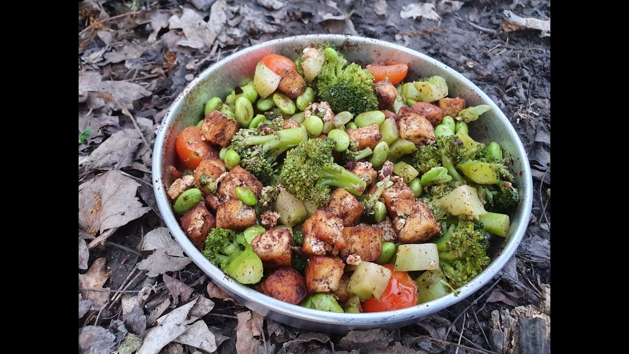 Stroll to Rother Valley cooking Broccoli and Paneer on a Trangia 27-series