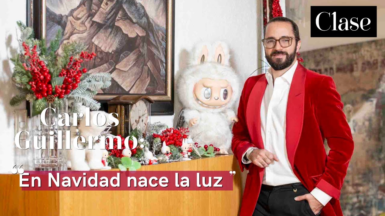 Carlos Guillermo, event planner, comparte con nosotros sus mejores ideas para una Navidad especial