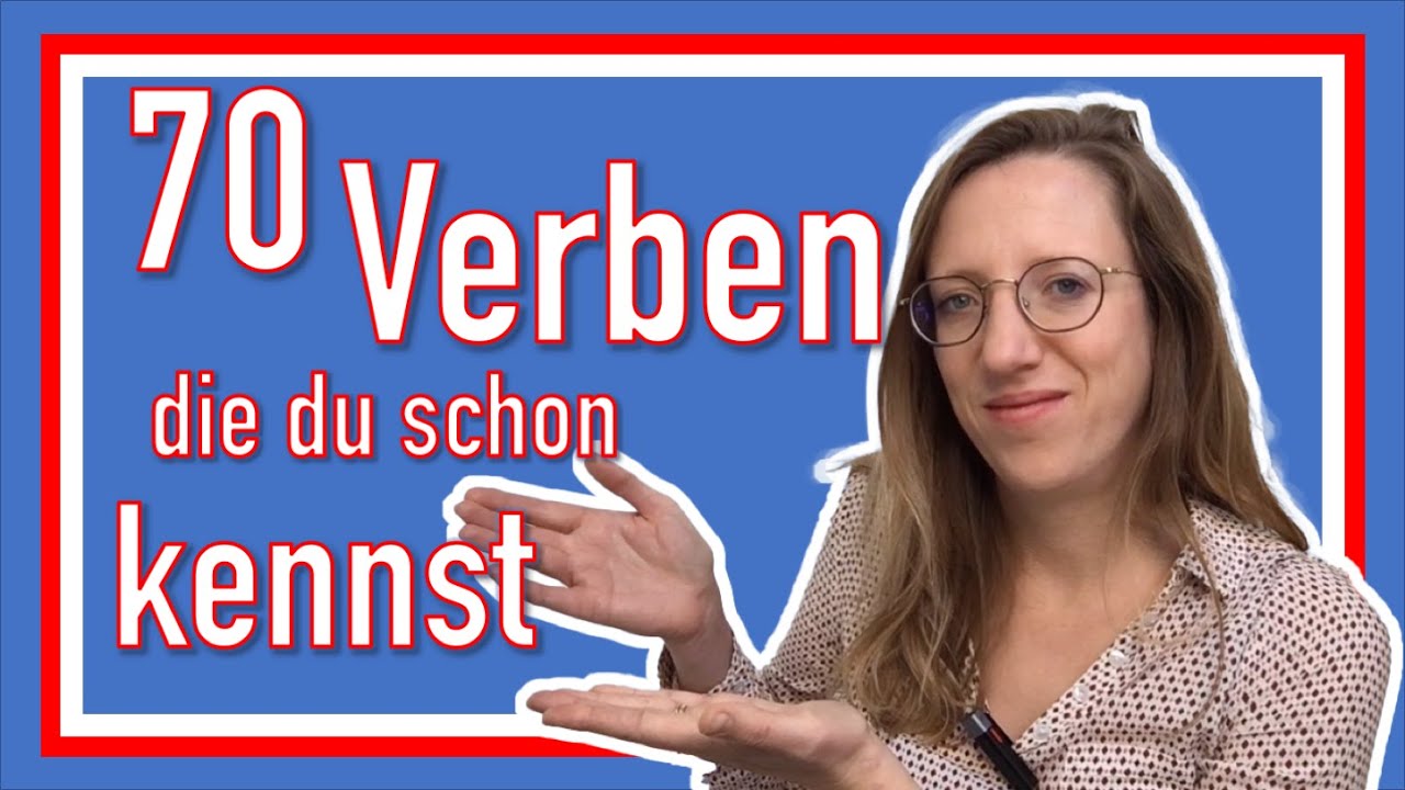🇨🇵 70 französische VERBEN in der deutschen Sprache - EINFACH FRANZÖSISCH LERNEN für Anfänger