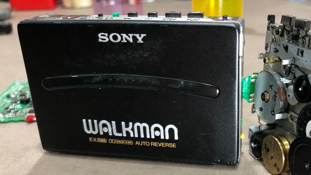 Кассетный плеер SONY WM-190 Walkman Обслуживание Ремонт Восстановление
