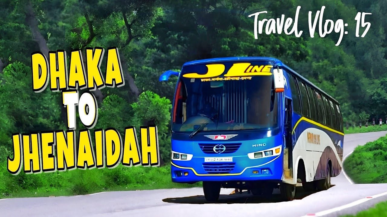 Dhaka To Jhenaidah Bus Journey | Jhenaidah Line | Travel vlog: 15 | Travel Of Life