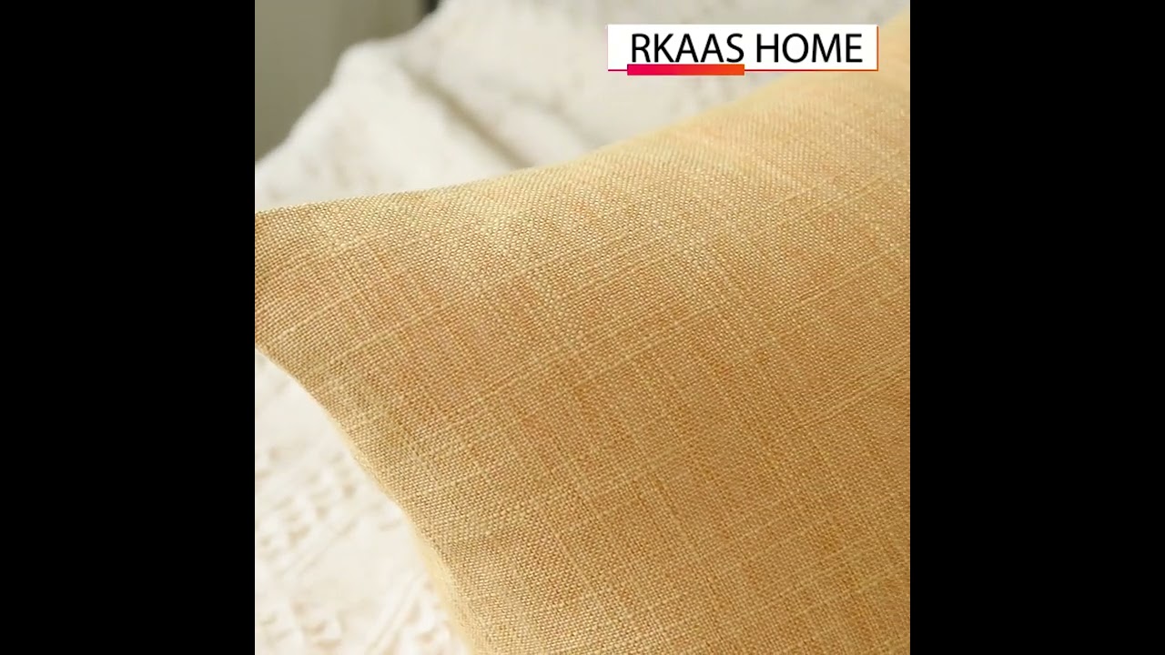 RKAAS HOME Linen Cushion Covers