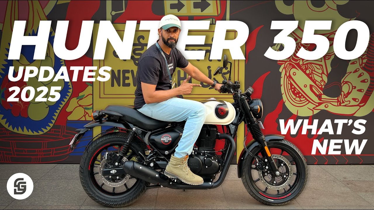 New and improved Royal Enfield 2025 Hunter 350 | New Features, Colours & Exhaust