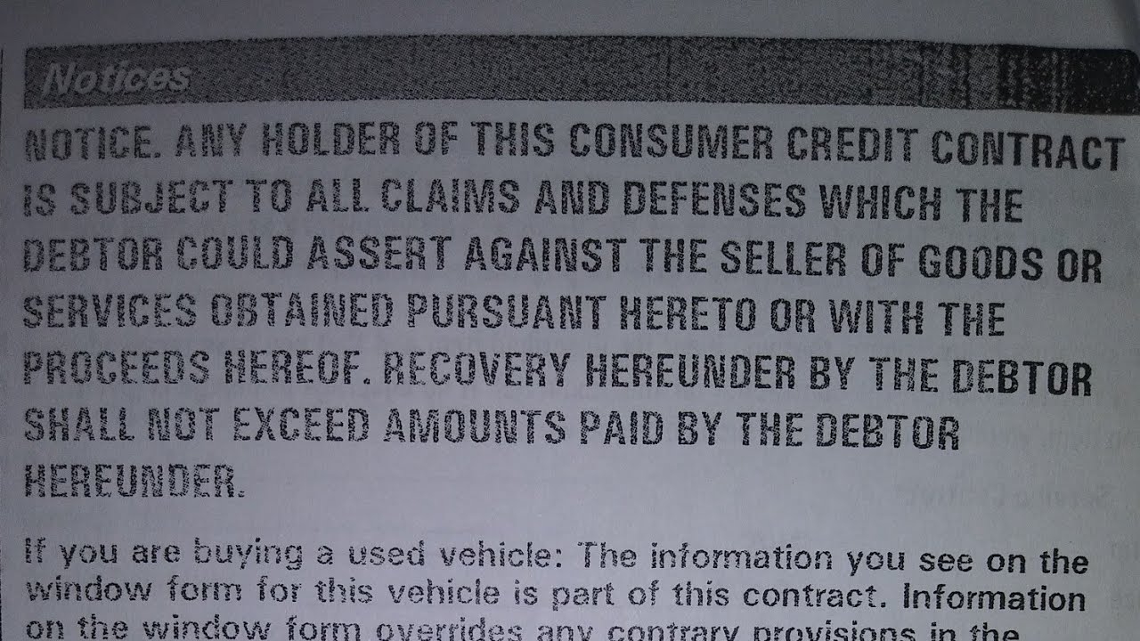 Who's really subject to security interest???