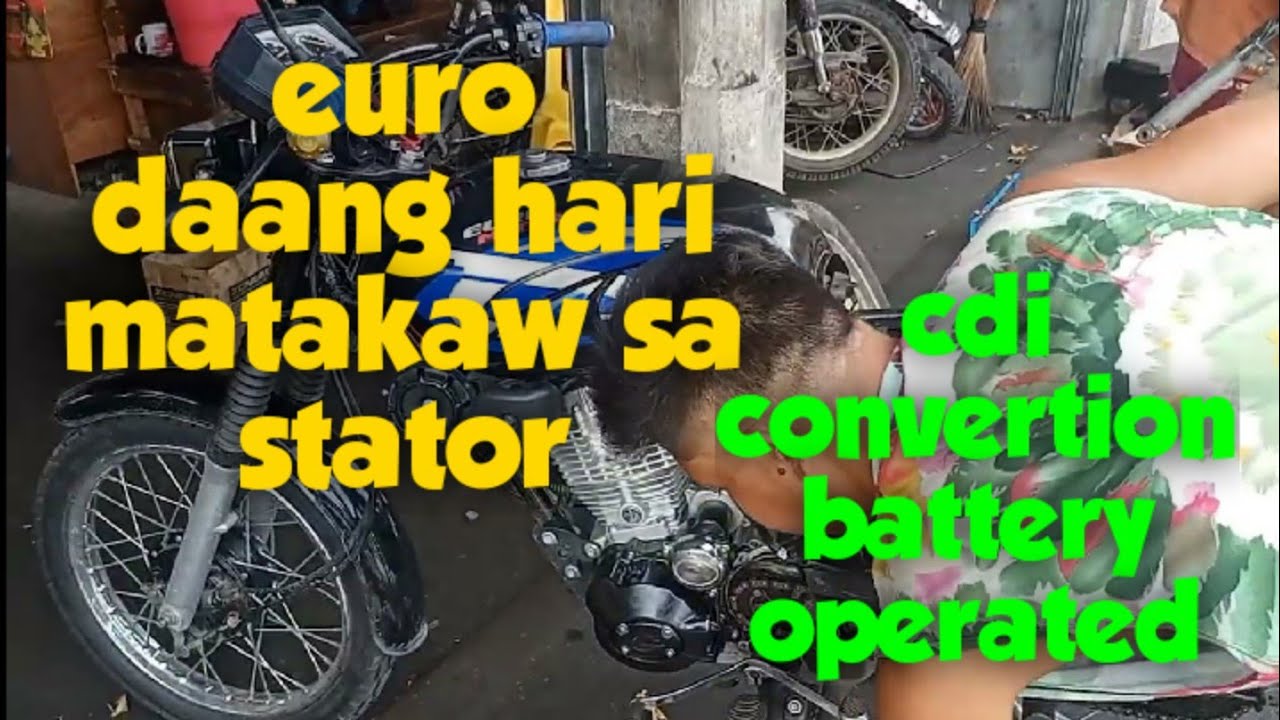 euro daang hari 125 |150 |175 cdi convertion  battery operated| matakaw sa stator /
