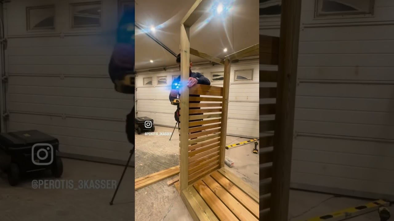 How to make your own garbage can shed! DIY