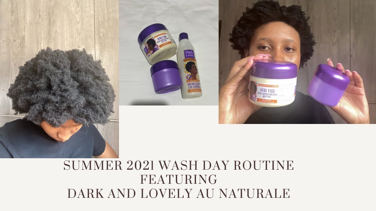 4C NATURAL HAIR WASH DAY ROUTINE (START TO FINISH) featuring Dark and Lovely |South African YouTuber