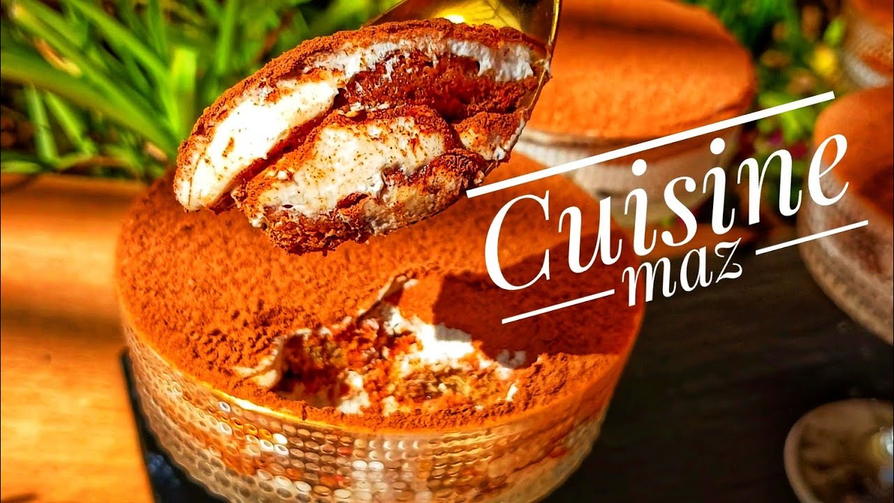 #اكسبلور تحلية التيراميسو👌😘 اقتصادية  Cuisine maz         بلا جبن ماسكربون وبنتها خيالية