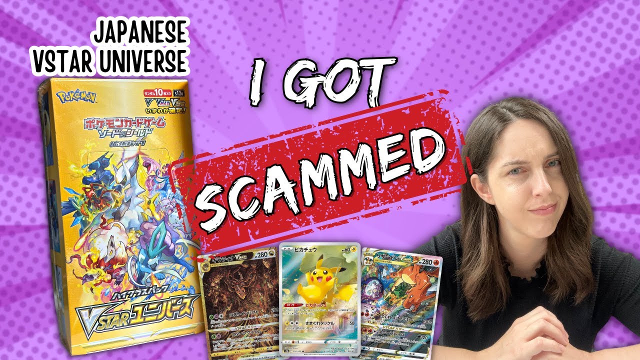 I got SCAMMED... Japanese vs. Korean Vstar Universe Booster Boxes | Pokemon TCG