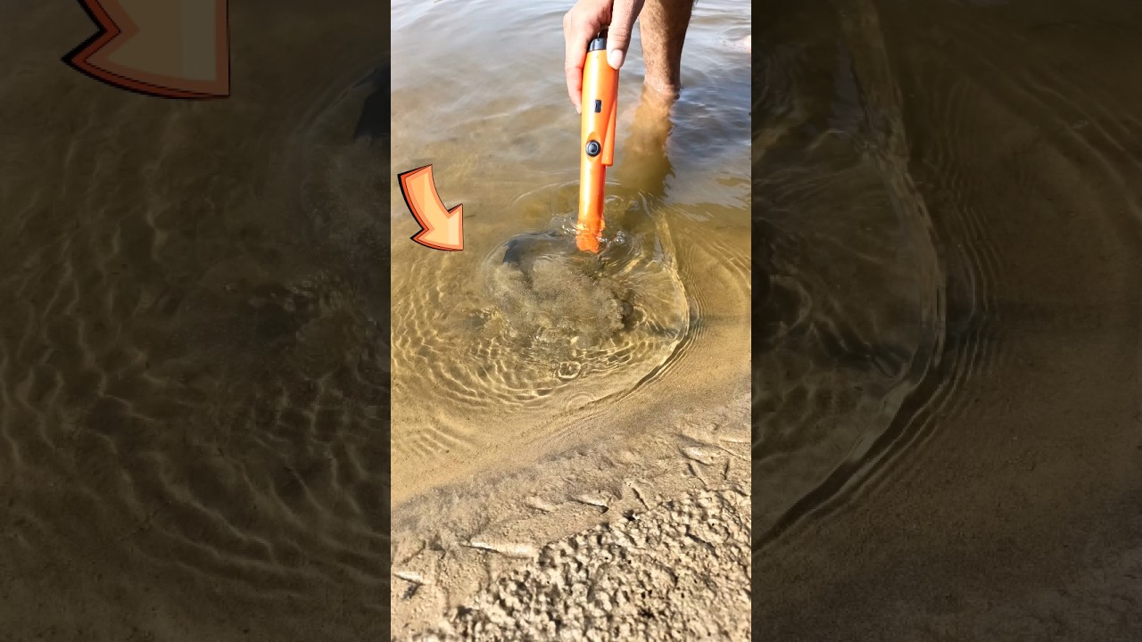 River Treasure Hunt With Metal Detector #metaldetecting #treasurehunt #shortsfeed #river #gold #yt