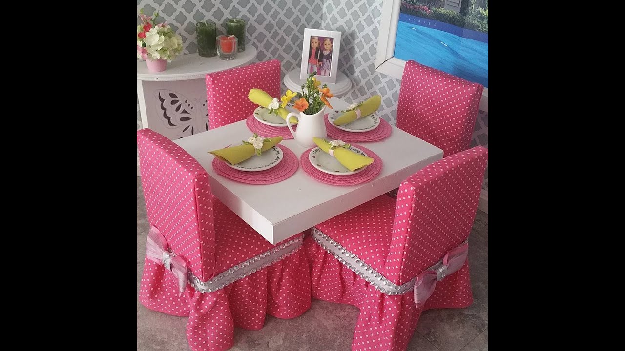 Обеденные стулья своими руками для кукол American Girl