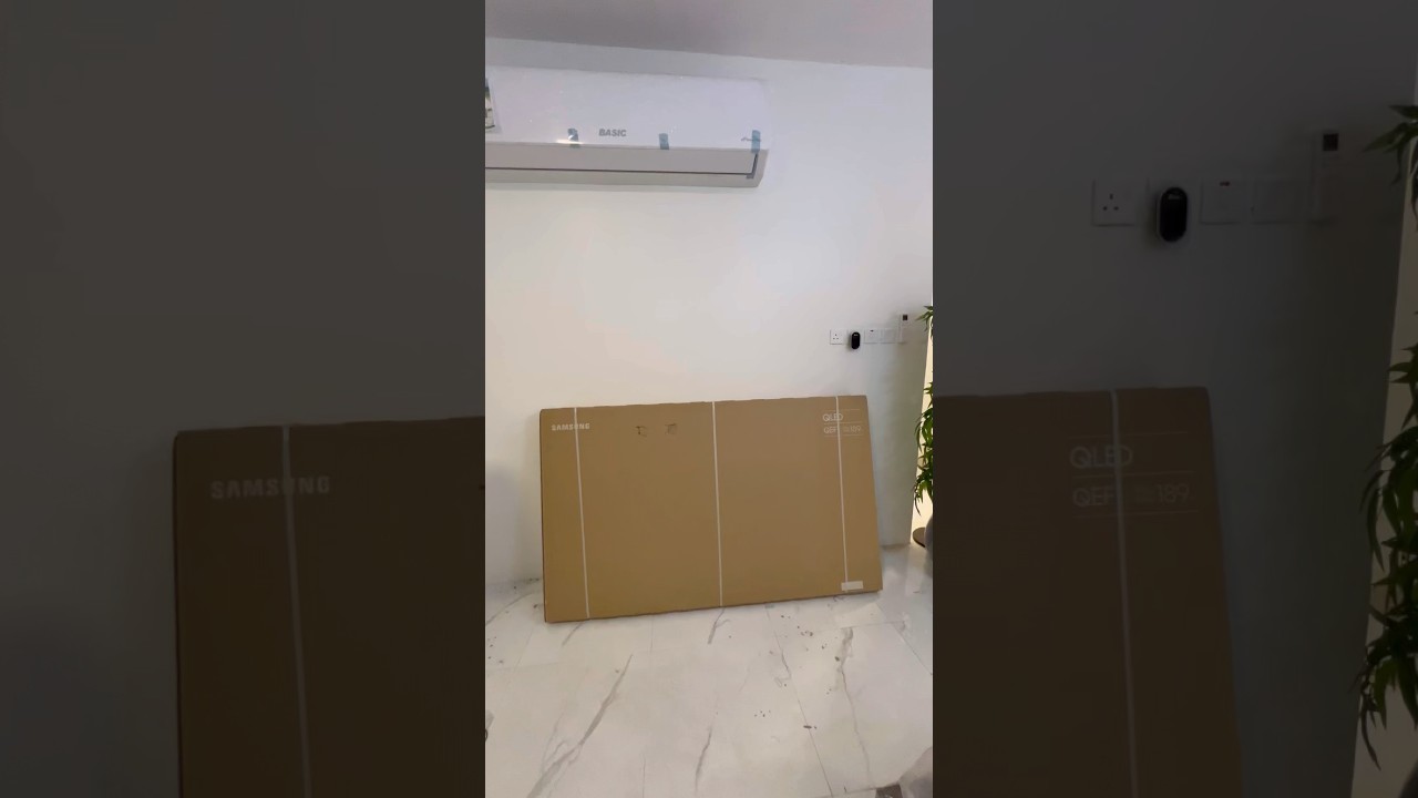 Samsung QLED 75 inch QEF1 | How to install Samsung tv wall mount  #tvmount #shorts #4k #samsung