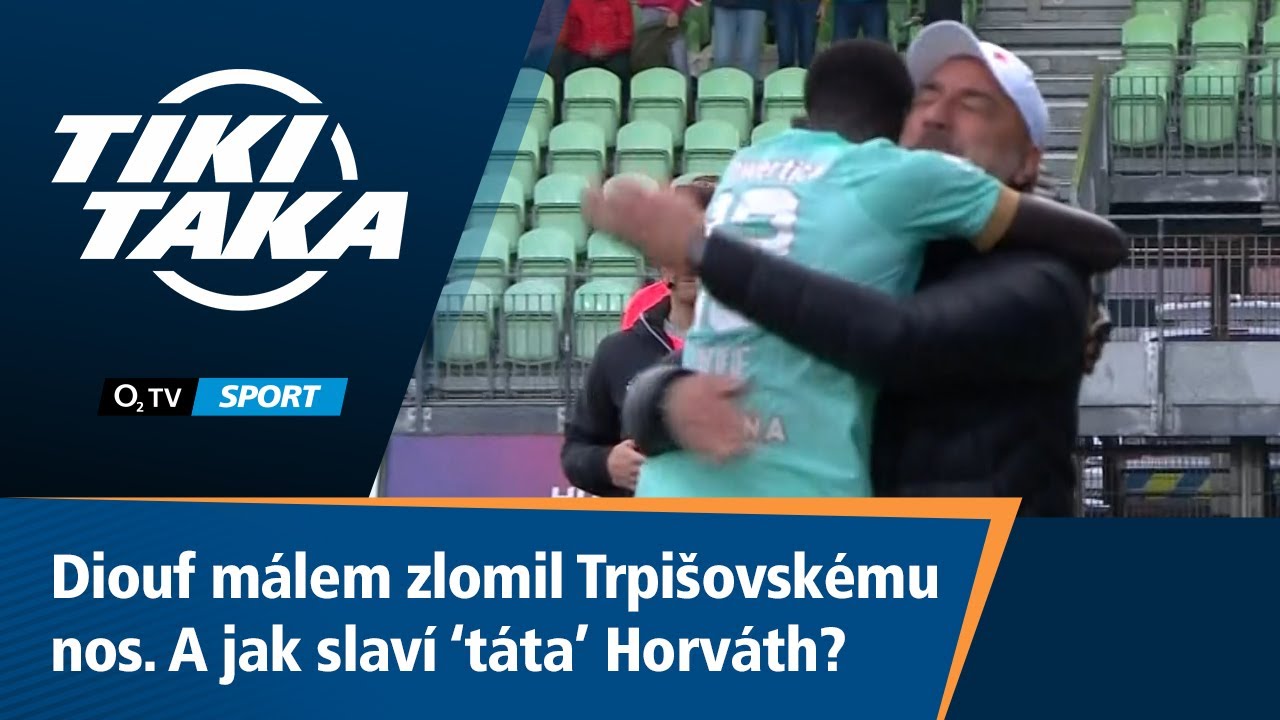 TIKI-TAKA: Diouf málem zlomil Trpišovskému nos. A jak slaví 'táta' Horváth?