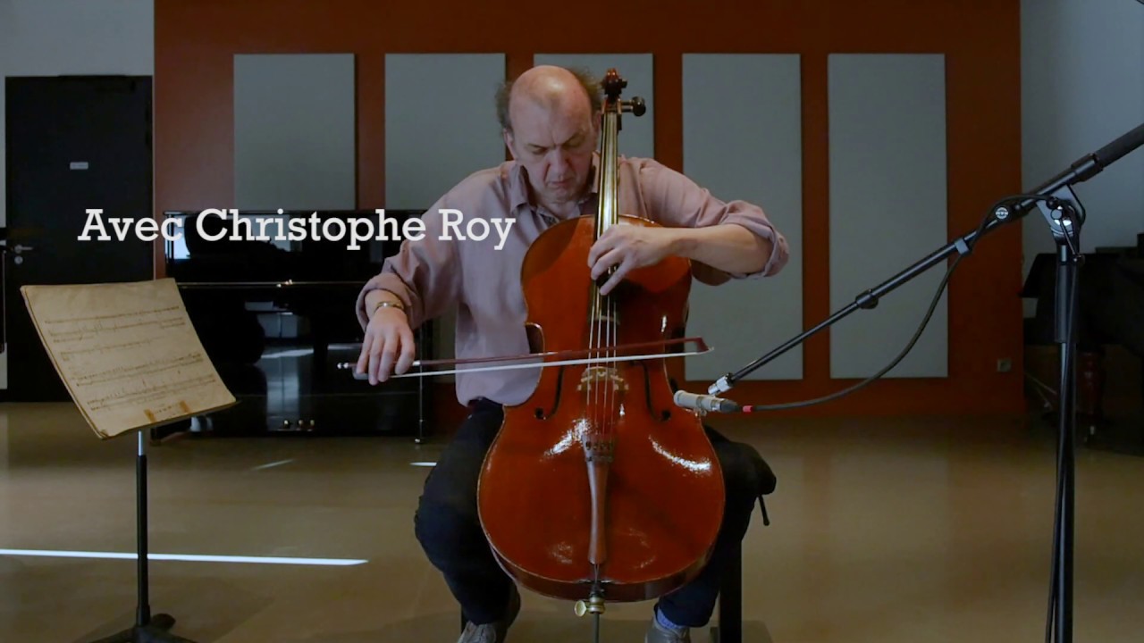 Iannis XENAKIS : Nomos Alpha (1965-66) violoncelle seul. Christophe ROY : doigté dernière section
