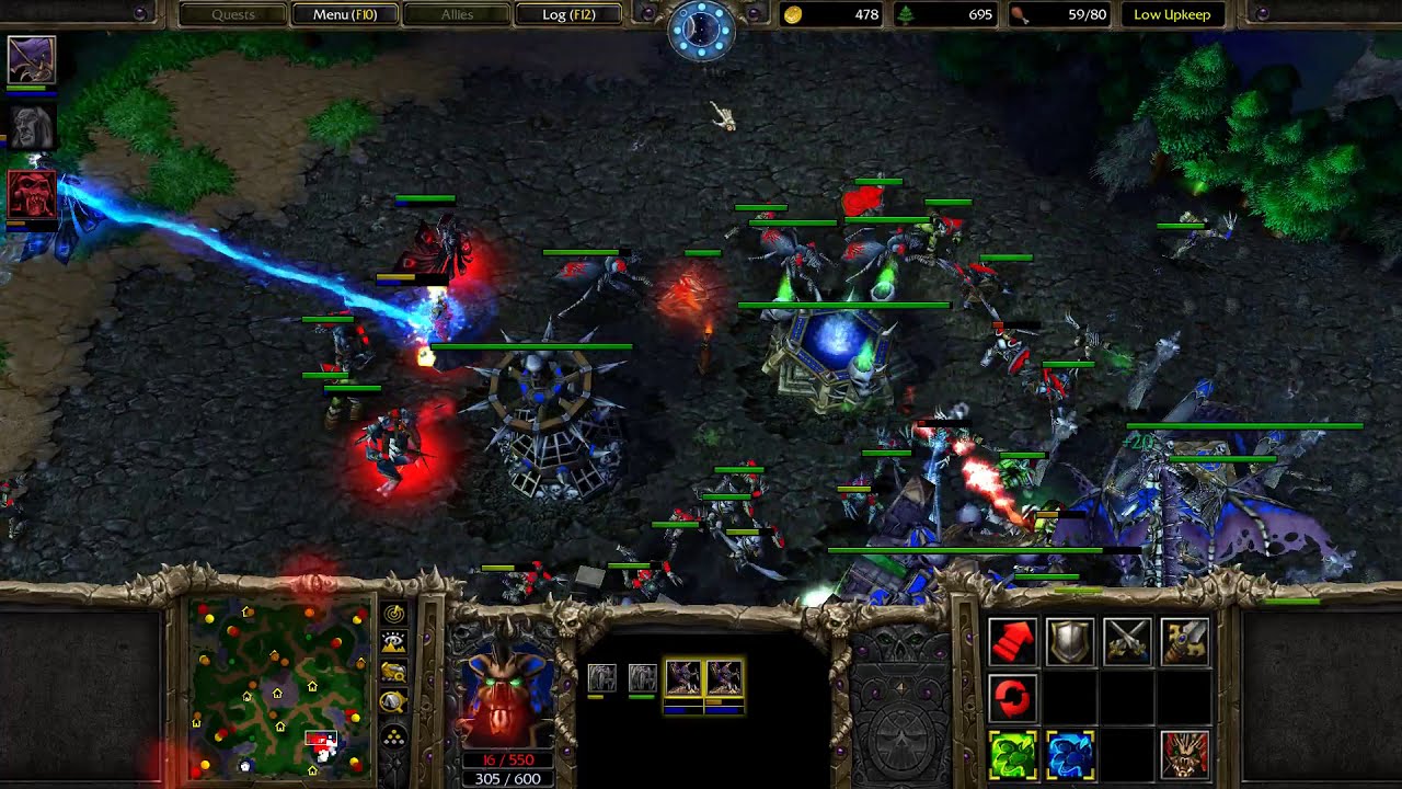 1 undead vs 3 insane computers