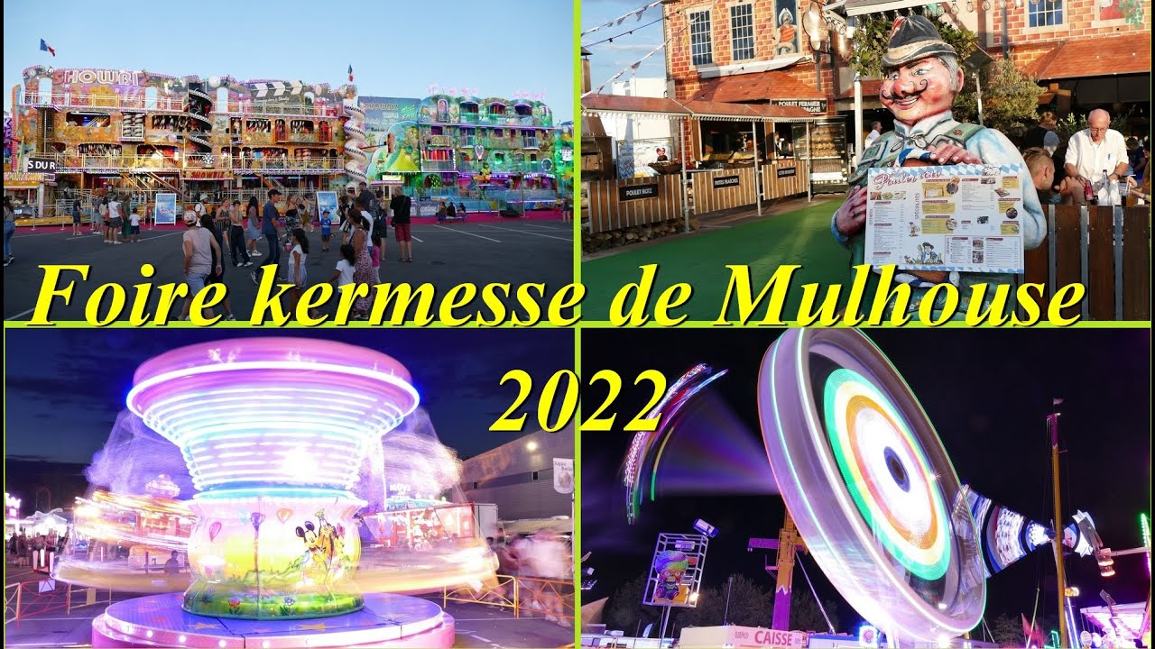 Foire kermesse 2022 de Mulhouse.