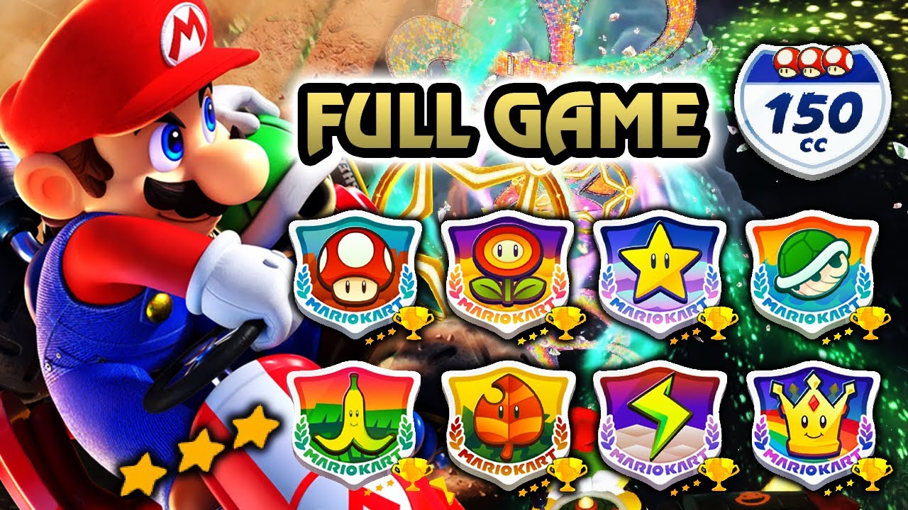 Mario Kart World - Full Game Walkthrough ·3 Stars· (HDR 4K60FPS)
