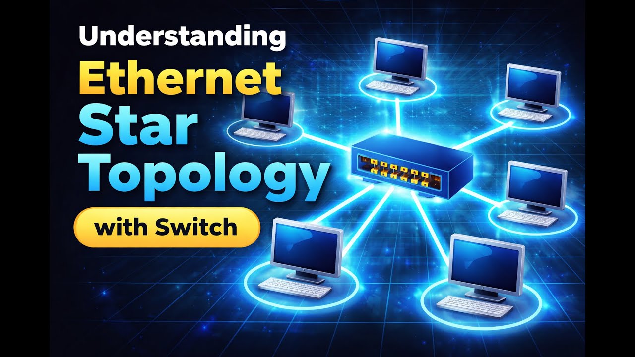 7. Понимание топологии Ethernet-звезды с коммутатором. Автор: Араш Делджу