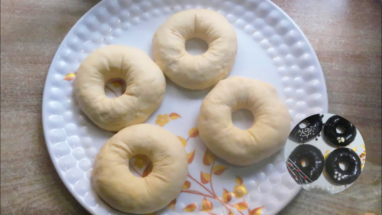 Eggless Chocolate Donut Recipe| Soft And Fluffy| बनाए एगलेस ओर बहुत ही सॉफ्ट चाकलेट डोनट 