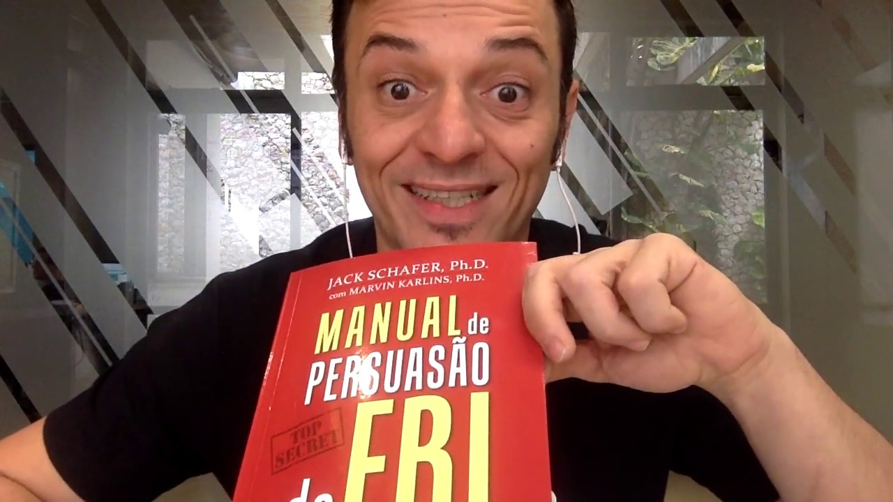 Livro comentado. Manual de persuas&atilde;o FBI. Jack Schafer. Livro nota 10!