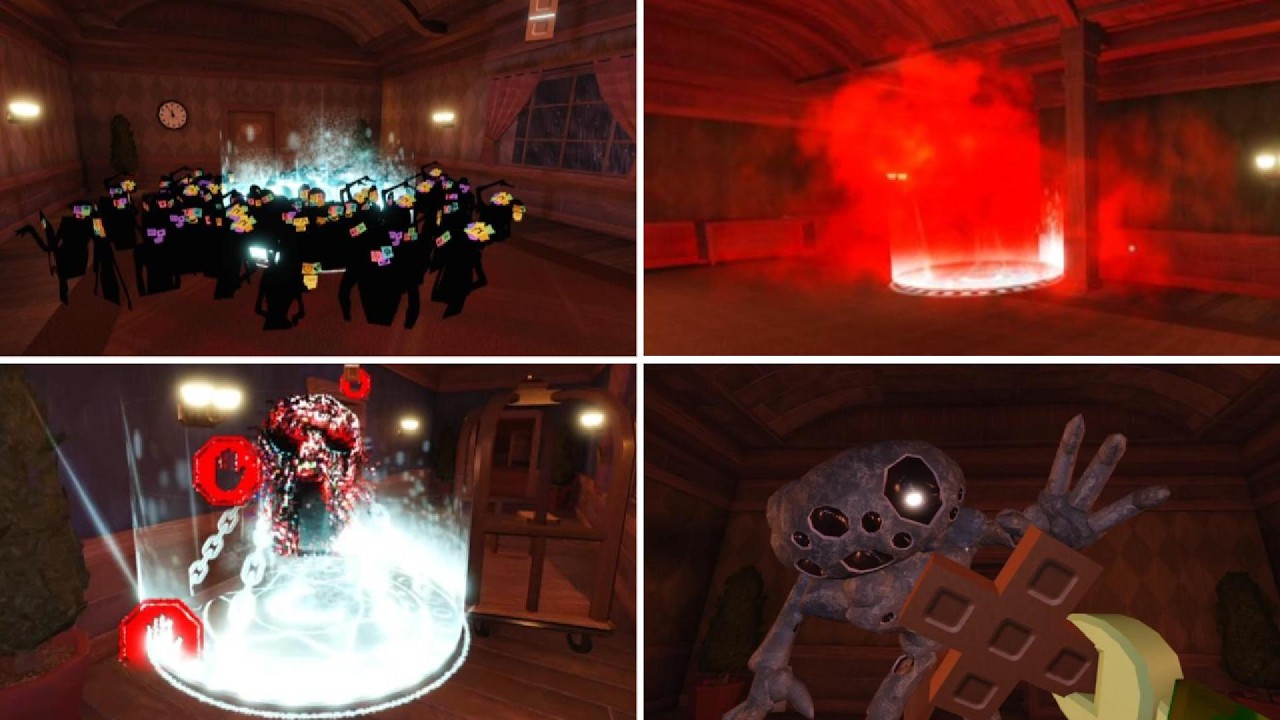 Crucifix VS All Entities After Access Granted Update | Roblox DOORS