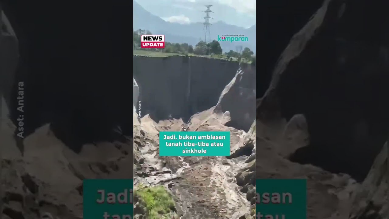 Mirip Sinkhole, Tanah Amblas di Aceh Kini Dekati Rumah-rumah
