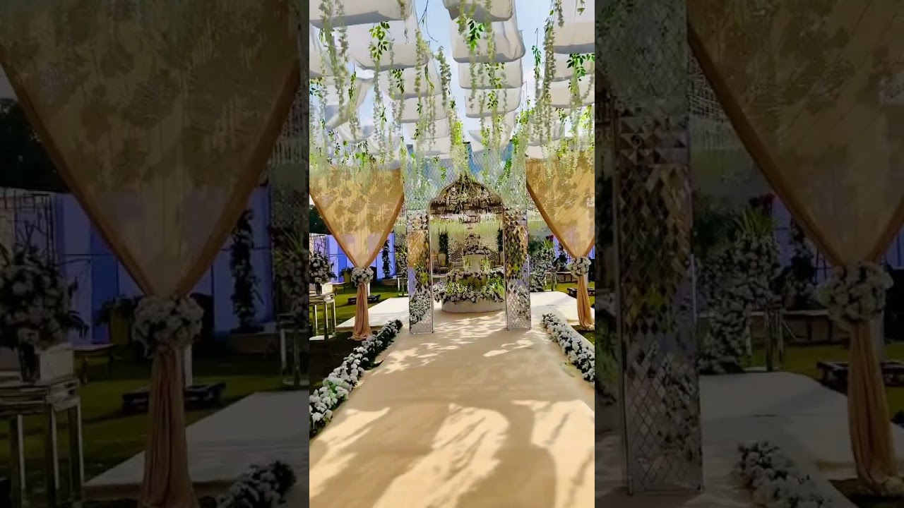 A daytime Walima event done by JD events🔥 #event #wedding #fyp #decoration #lahore #decor #jdevents
