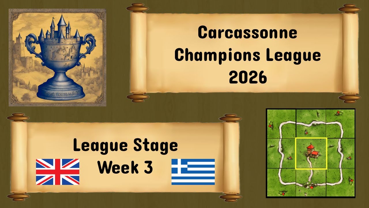 Carcassonne Champions League 2026 League Stage || Lord Terrycloth  -  Asx3t0s