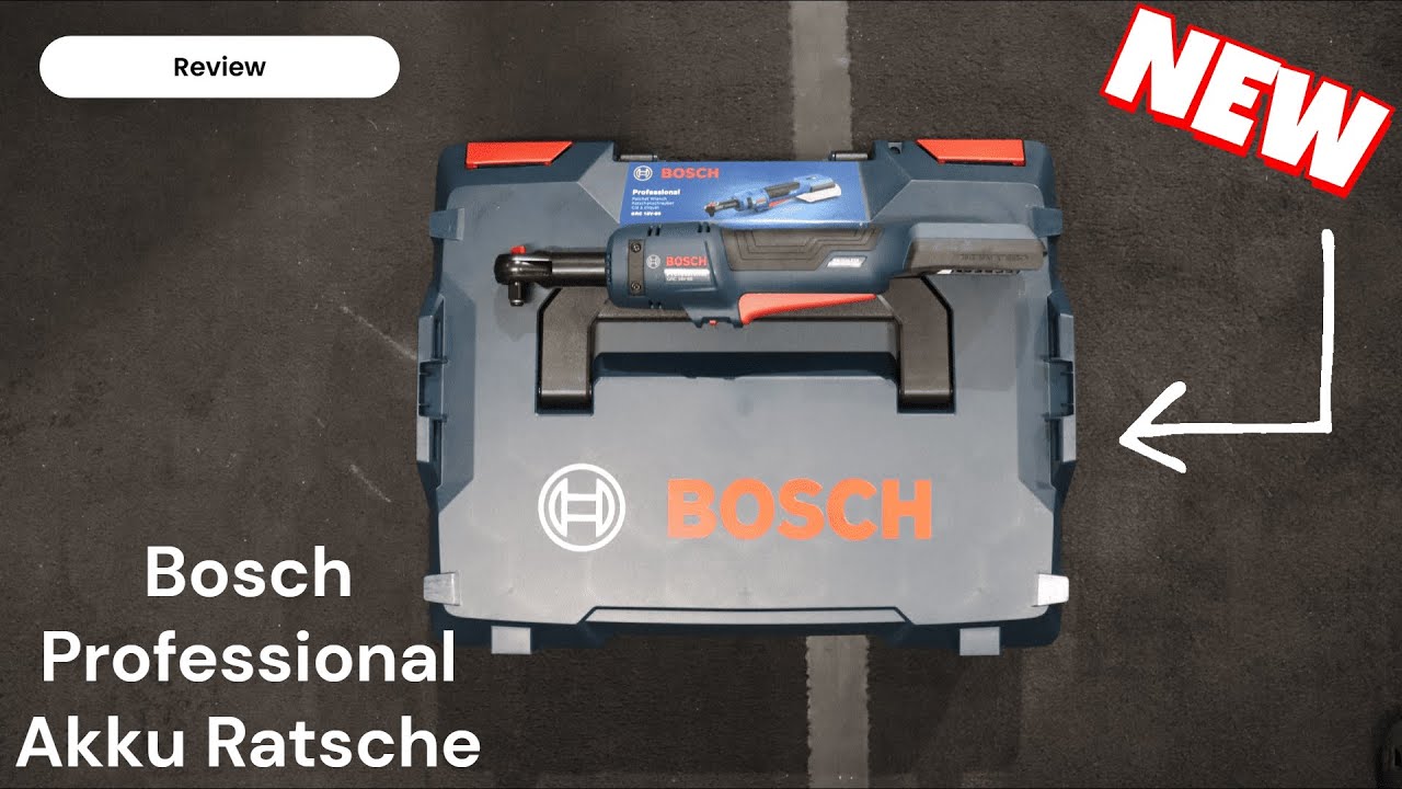NEU! Bosch Professional Akku Ratsche GRC 18V 60 - Review
