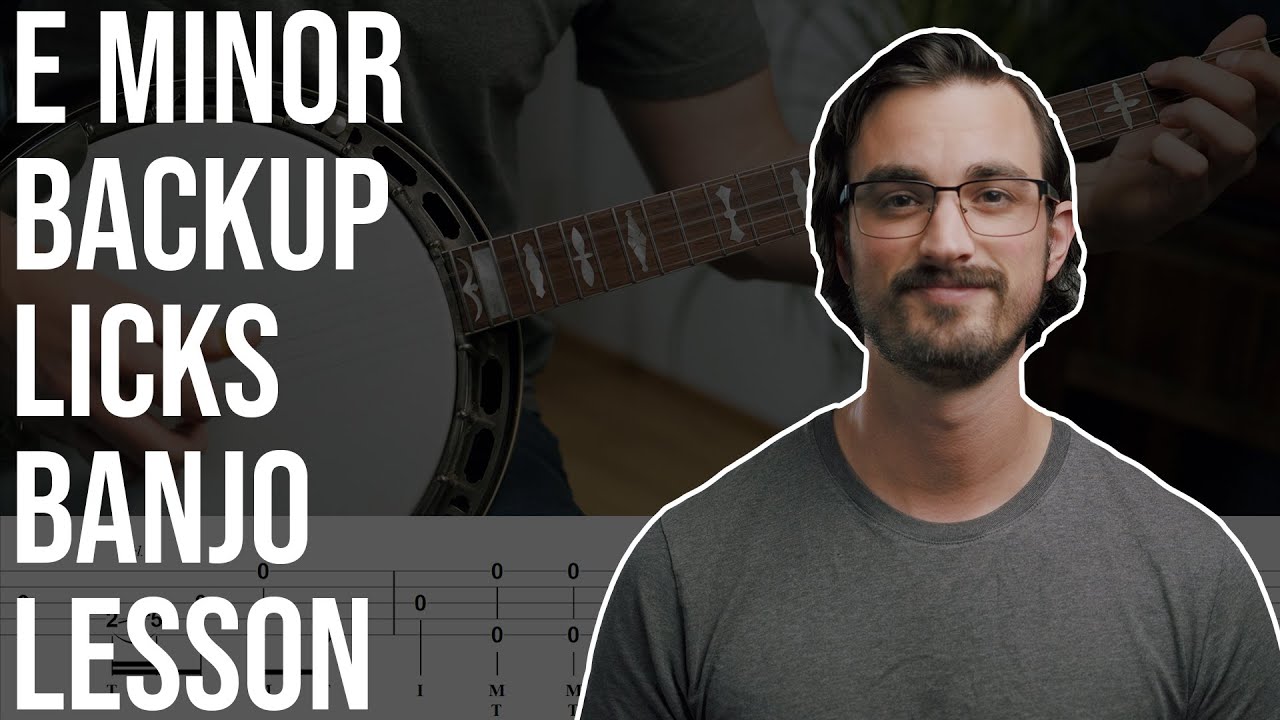 E Minor Backup Licks // Rolling Bluegrass Backup Part 8