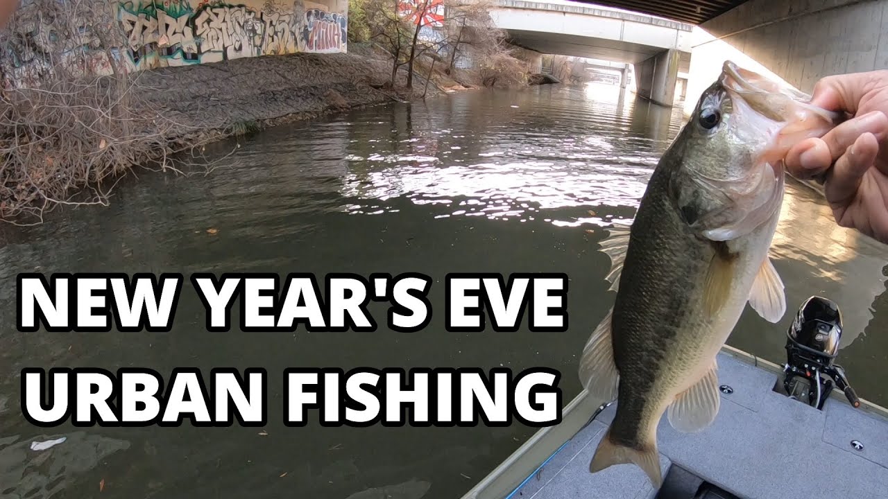New Year's Eve Urban Fishing For Aggressive Potomac River Winter Bass