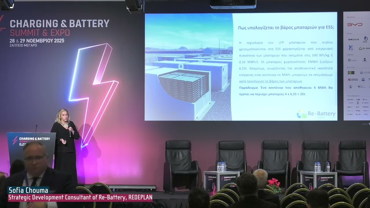 Sofia Chouma, Strategic Development Consultant of Re-Battery, REDEPLAN