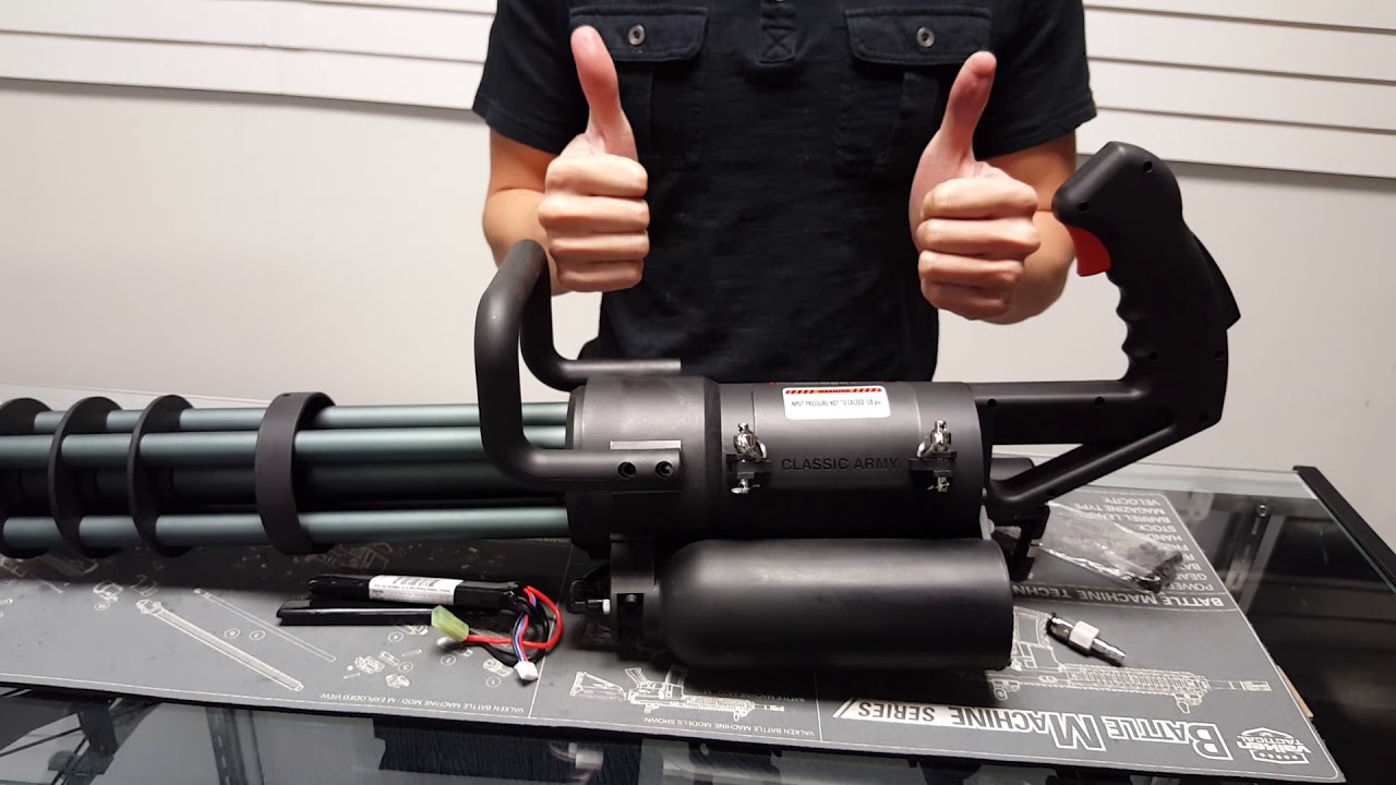 M132 Microgun by Classic Army Overview | T1 Airsoft