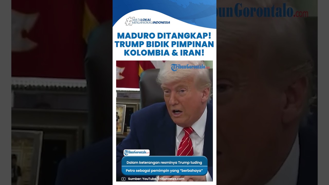 Ketegangan Global Memuncak! Trump Kirim Sinyal Ancaman ke Kolombia & Iran Pasca Maduro
