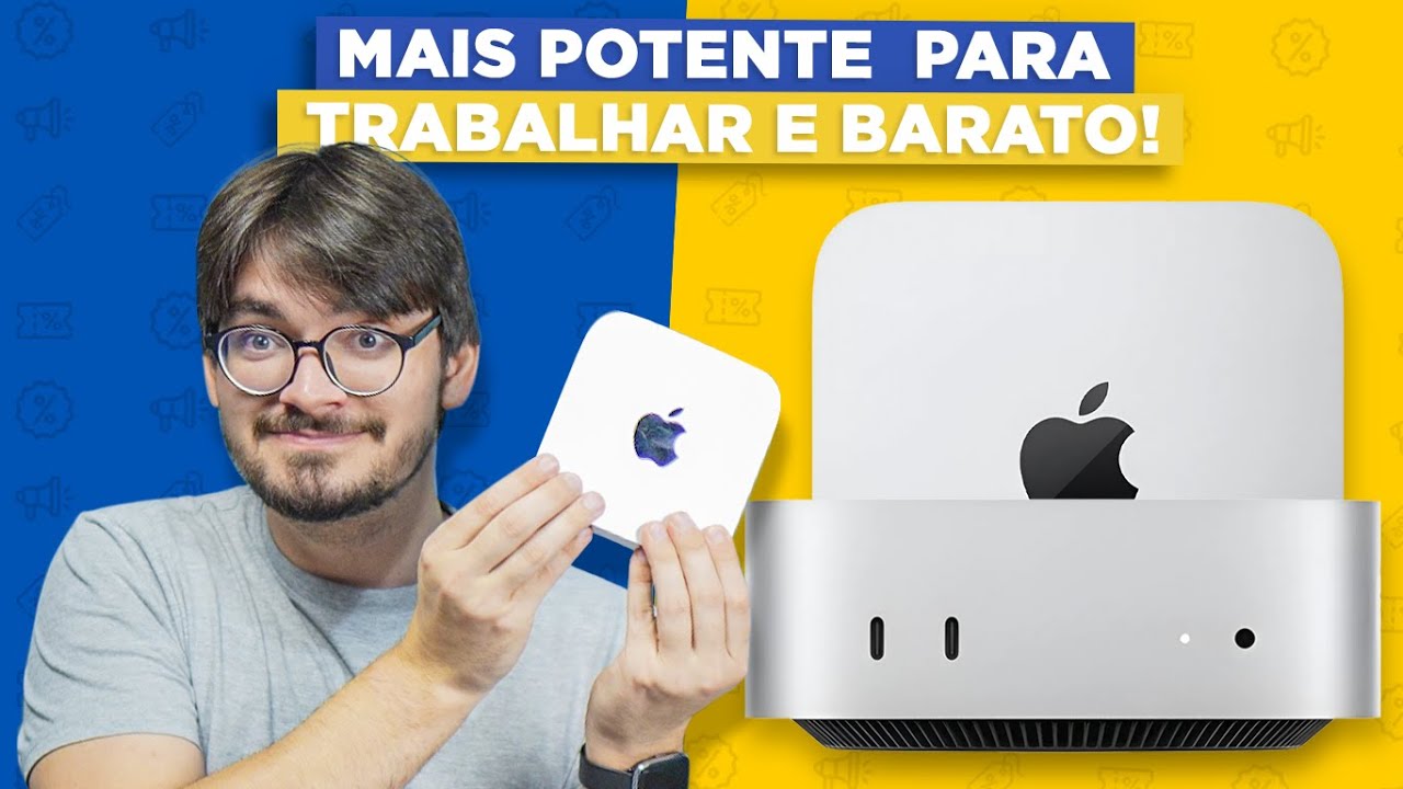 MAC MINI M4: O dispositivo PERFEITO e Custo benef&iacute;cio para TRABALHAR com edi&ccedil;&atilde;o de V&iacute;deo!