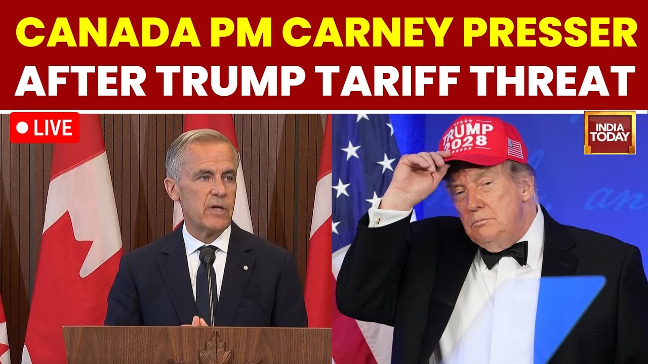 LIVE: Canadian PM Mark Carney Responds To Trump's Tariff Threats After US-Canada Trade Talks Fail