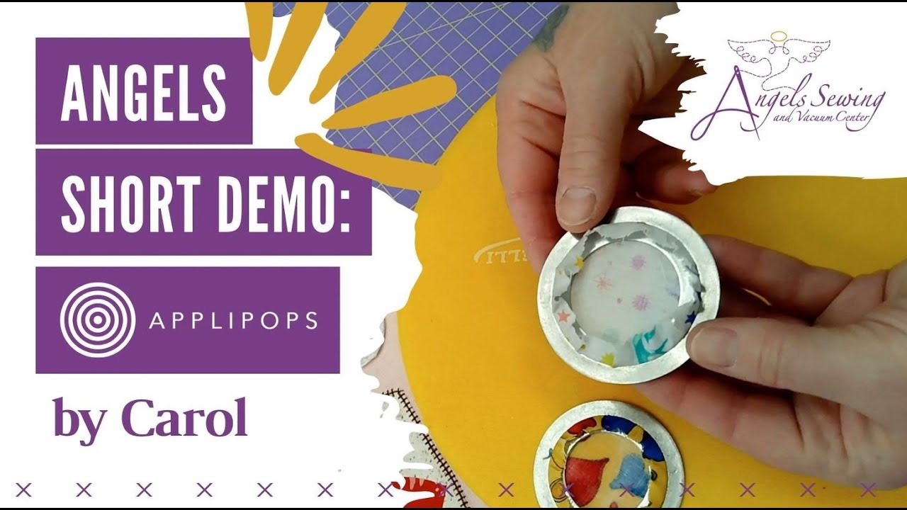 Angels Sewing Short Demo: Applipops